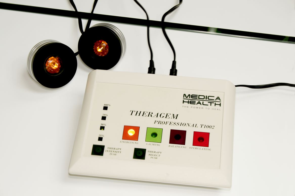 photo of theragem professional T1002 gem lamp machine